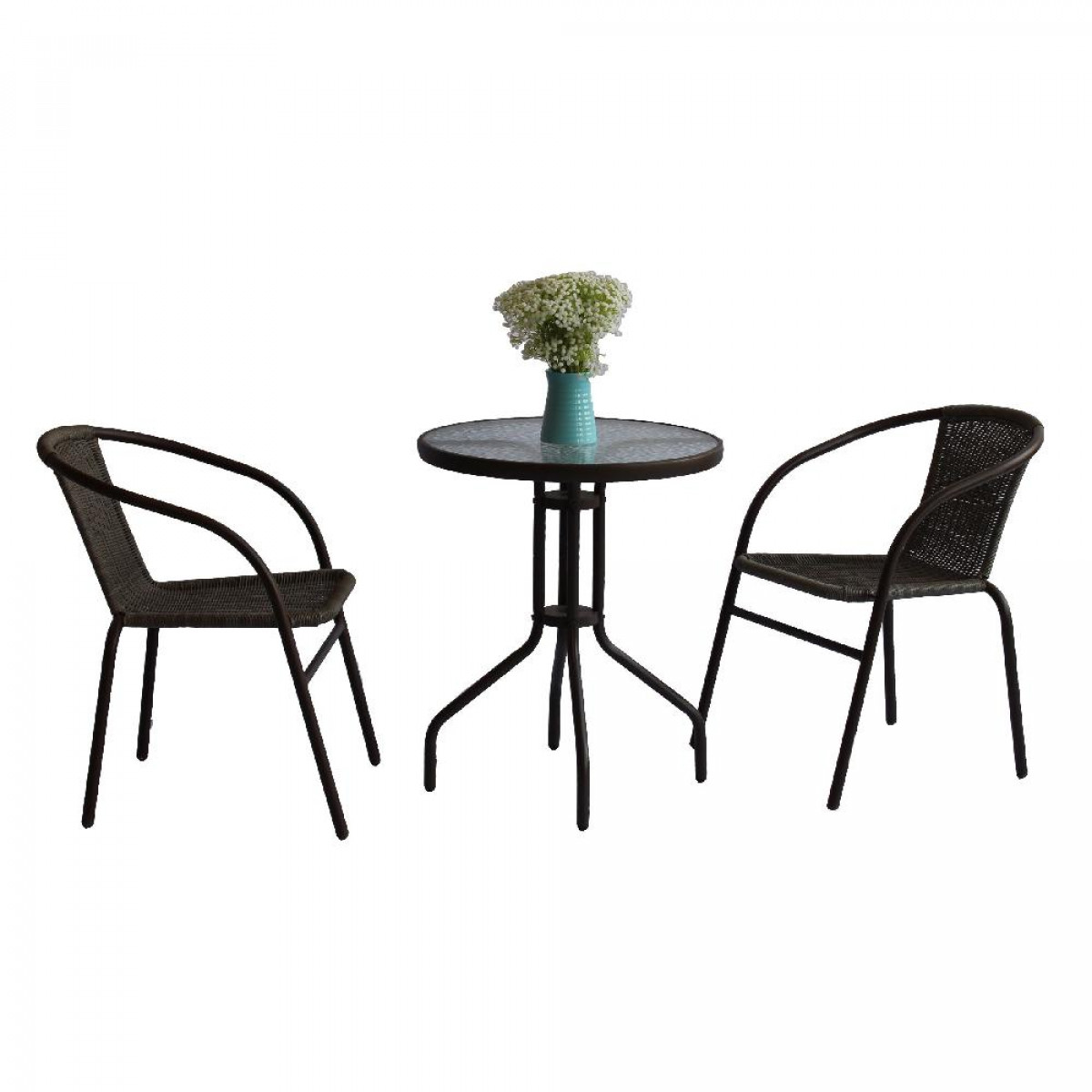 Комплект кофейный Bistro (стол и 2 кресла), 210171+220020